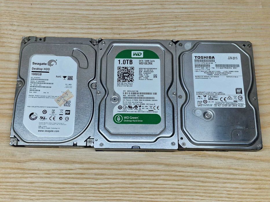 1TB DVR камери 1000GB хард диск за видеонаблюдение DVR или PC тествани