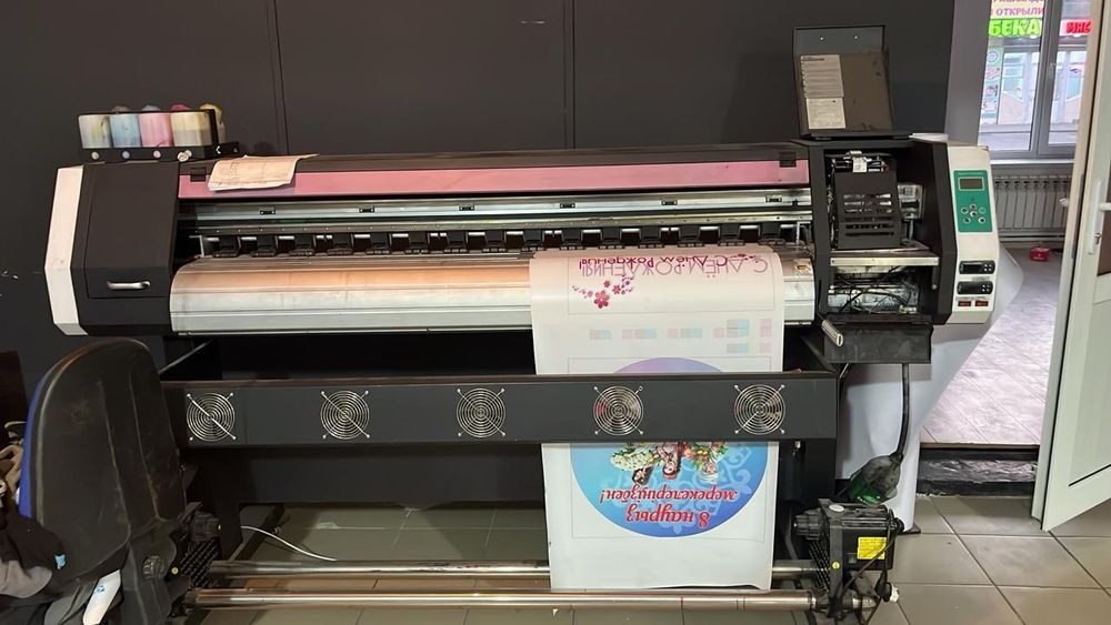 Широкоформатный принтер 1.8м | DX5 | Экосольвент | Баннер/пленка