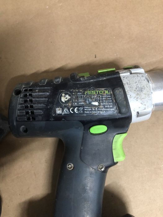 Festool pdc 18/4 masina de gaurit cu percutie la set