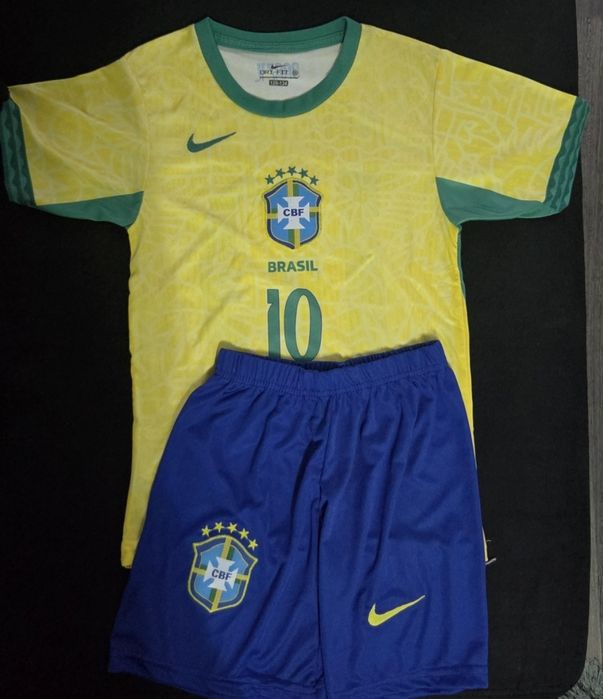 Echipament fotbal Brazilia copii  128-134