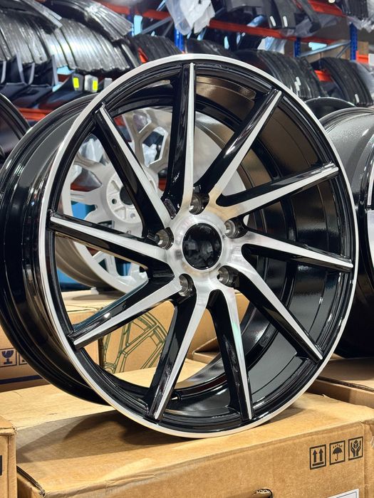 Jante Aliaj PDW Wheels DY550 - 5x112 17 Black Diamond Concave GOLF A4