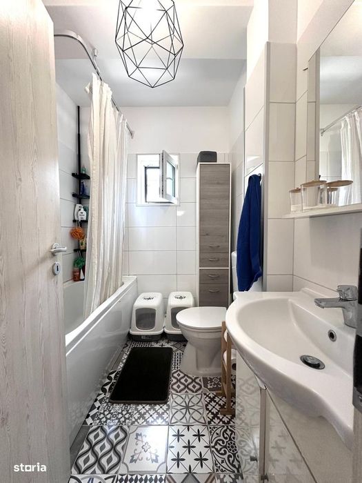 Apartament 3 camere- mobilat si utilat- loc de parcare subteran-Brayti