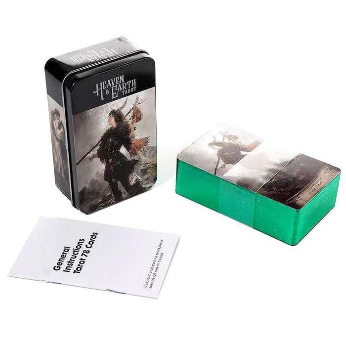 Карты МАК Таро Небо и Земля (Heaven & Earth Tarot) в железной коробке.