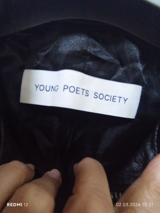 Young poets society естествена кожа яке  S размер