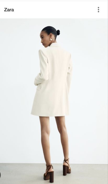 Vand rochie-sacou, culoare ecru. Mar XS, ZARA