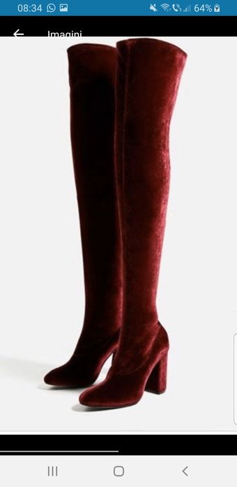 Cizme peste genunchi Zara