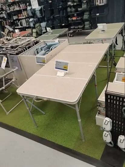 Masă mare pliabilă de camping 6-8 - produs resigilat Decathlon