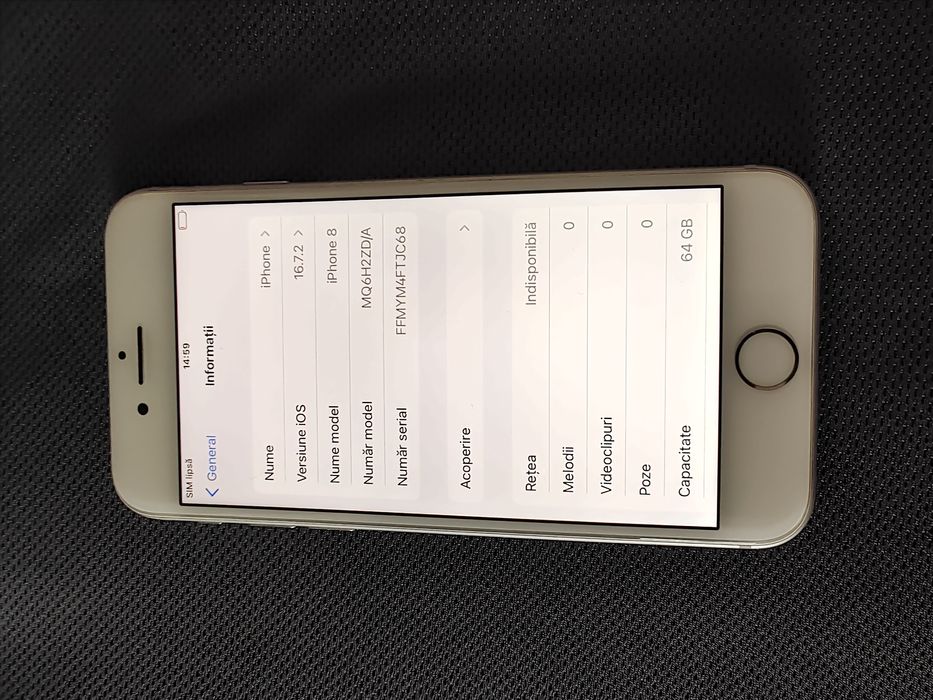 Iphone 8 64gb liber de retea, apple