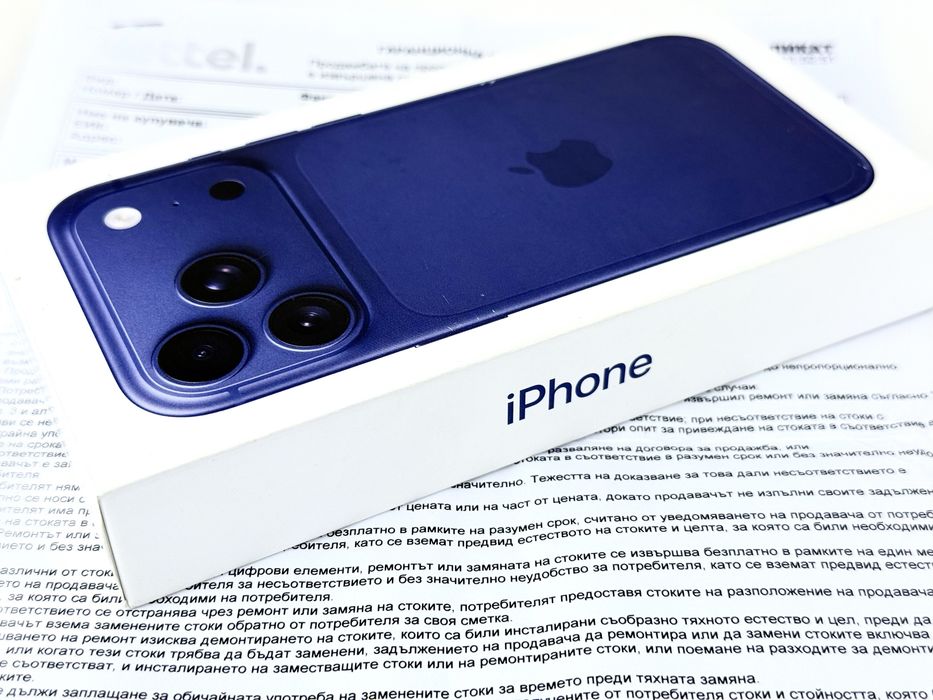 НАЛИЧЕН! Apple iPhone 17 Pro 512GB Deep Blue 3г. Гарания!