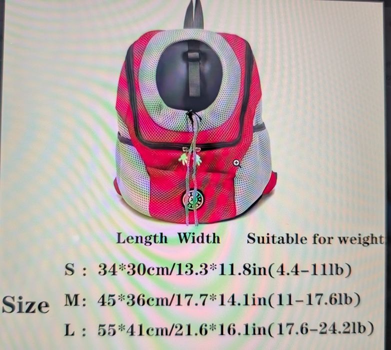 Раница за носене на куче