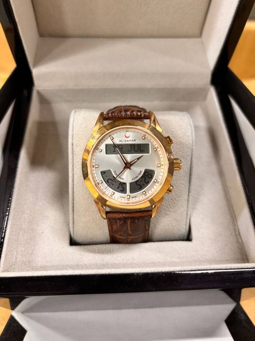 AL-SAHAR AS-P012 erkaklar soati — Azan Time, Dual Time, My Name