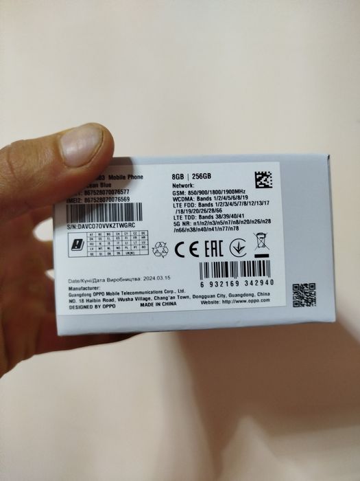 Oppo reno 11 F 5G Flagman [ 8/256 ] gb