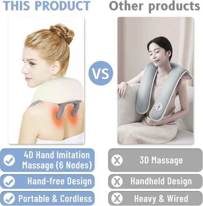 Массажер для деки и плеч 6d