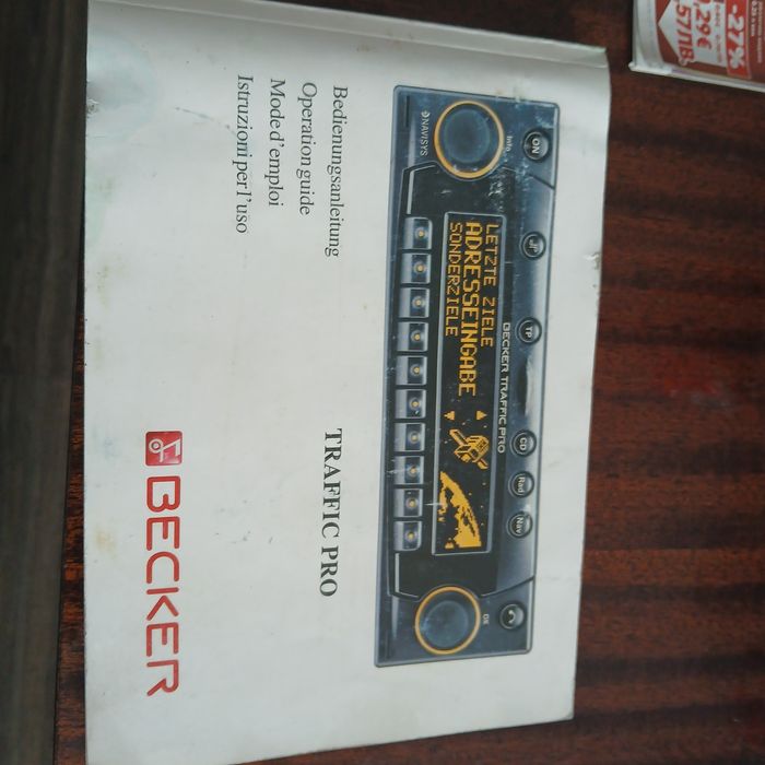 Becker Traffic Pro High Speed B e 7820