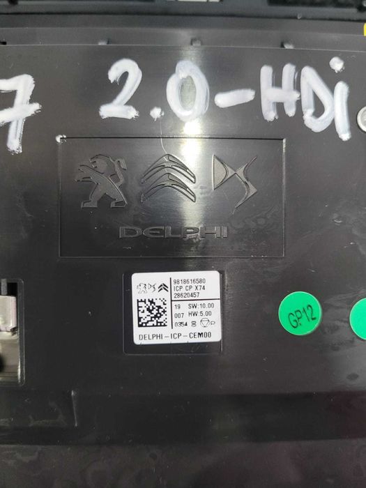 Display navigatie Citroen DS7 Crossback 20 hdi 2019 cod 9818616580