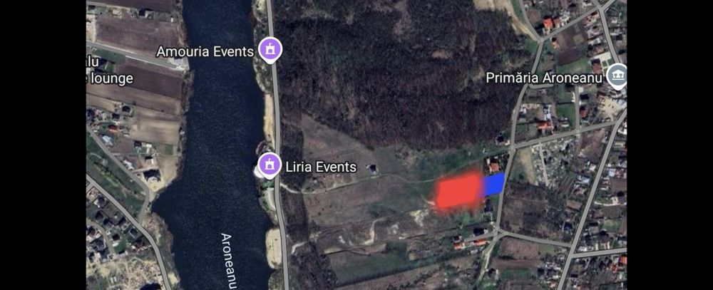 Teren intravilan Aroneanu 3000m²  vedere lac