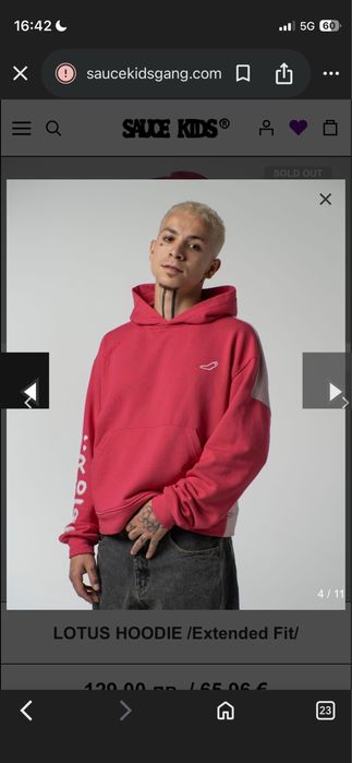 Lotus hoodie V:rgo
