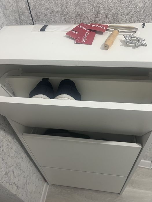 Обувница 55x22x112 см, ЛДСП