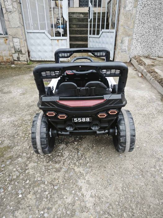 Акумулаторен джип FAST UTV бял TEXAS