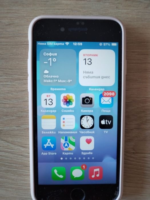 Apple iPhone SE 2020 64GB, 100 % батерия