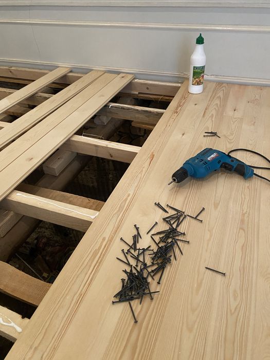 Пол шлифовка лакировка