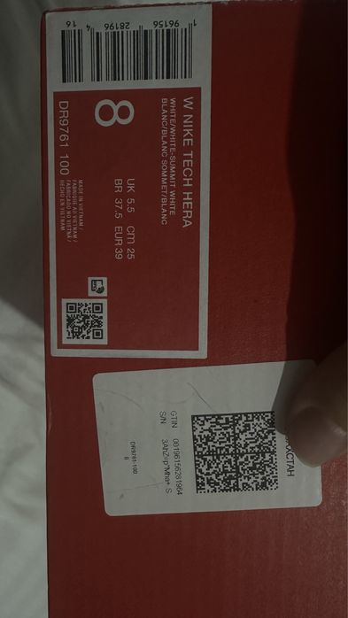 Nike tech hera us8 кроссовки повседневные