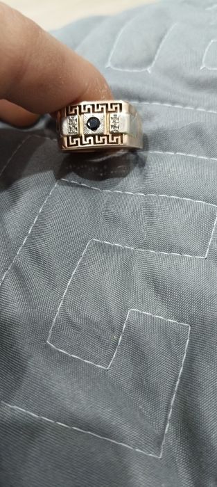 Мужская золотая печатка