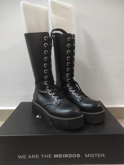 Killstar Fall Out Combat Boots Black