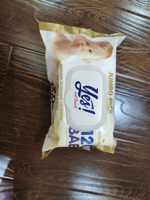 Влажные салфетки Yes! Baby Jumbo Pack 120 шт