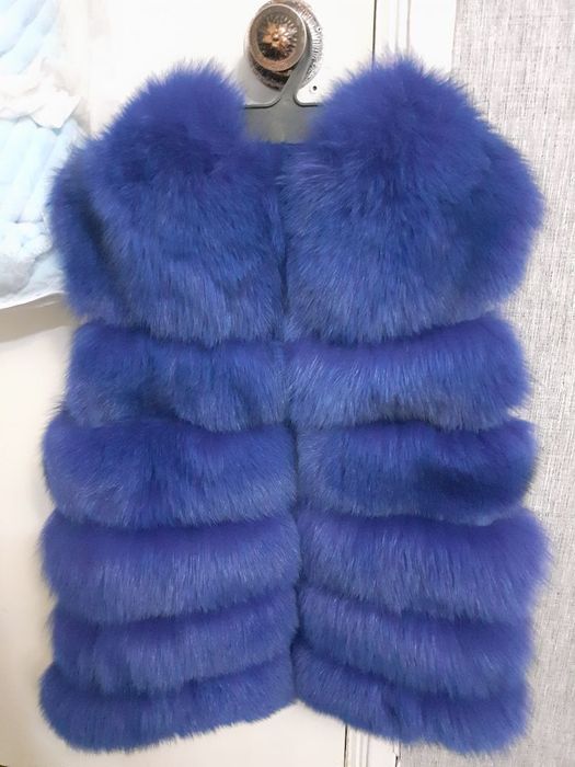 Песцовая жилетка