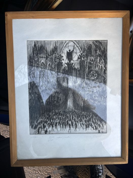 Графика на Калин Балев 1987г