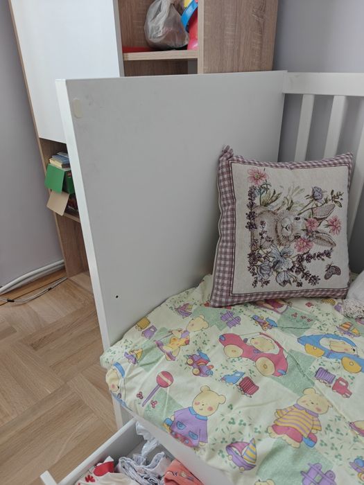 Бебешко детско легло креватче кошара Икеа с матрак 60/120