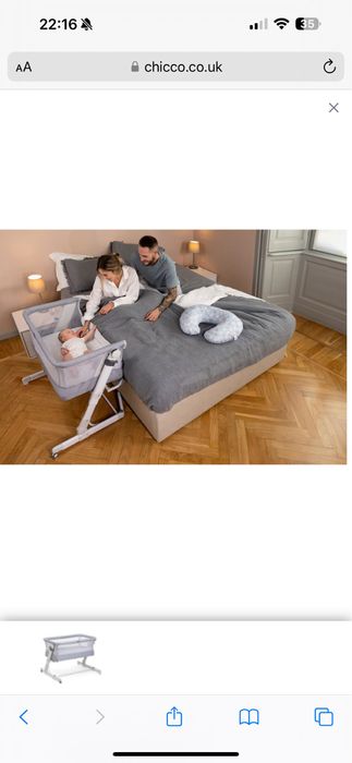 Кроватка Chicco next to me pop up