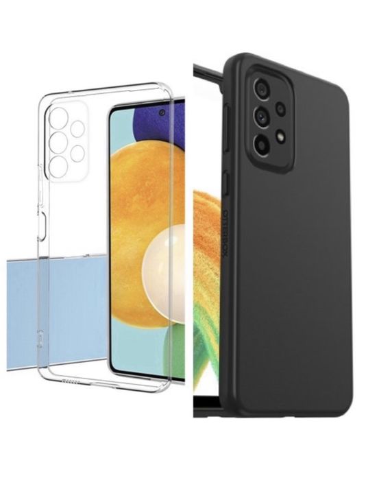 Samsung A13/A14/A33/A15/A06/A16/A17 Husa TPU Camera Slim Neagra /Clara