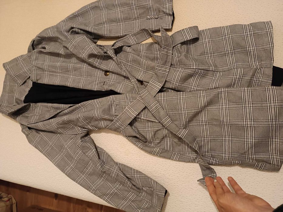 Trench casual, marime 2XL, lungime 98 cm
