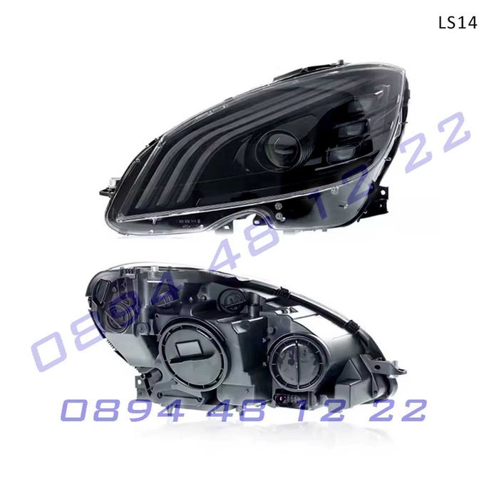 Тунинг LED фарове Mercedes C W204 PreFacelift 07-10г мерцедес фейс ц