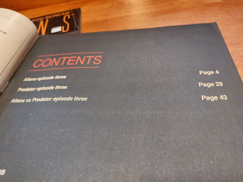 Aliens magazine 1991 - 3,6,7 Пришълец комикс списание