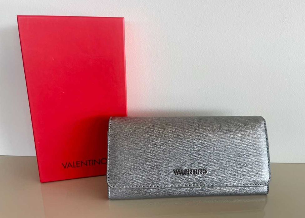 Valentino By Mario Valentino дамско портмоне - Сребристо -НОВО