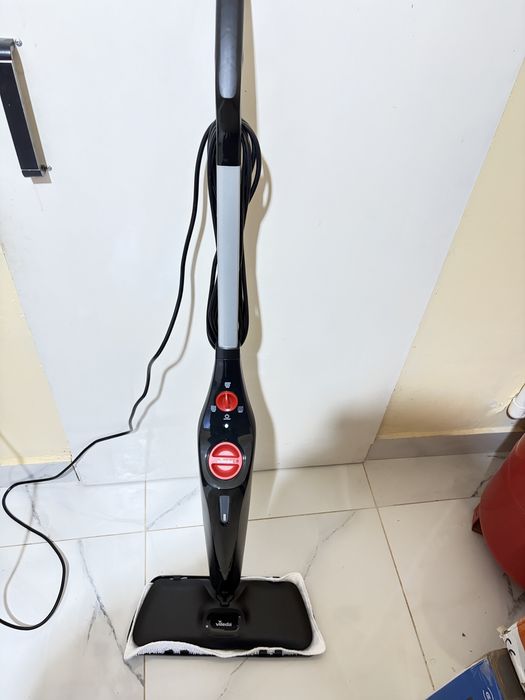 Mop cu aburi Vileda Steam Plus XXL cu power pad si doua lavete, rezervor 0,4l