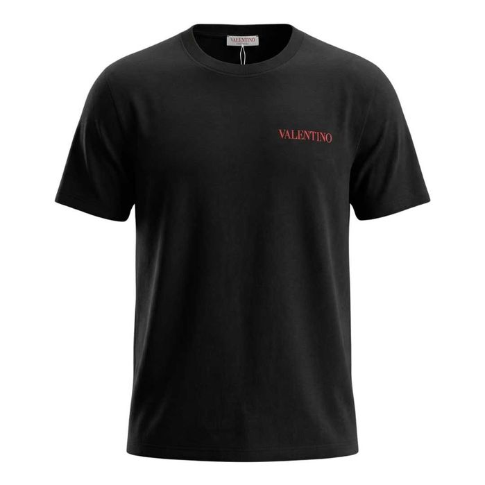 Мъжка Оригинална Тениска - Valentino - Черен Цвят
