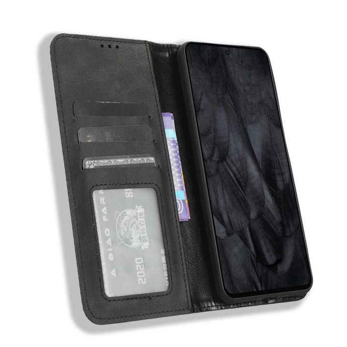 Луксозен кожен калъф тефтер за Google Pixel 4 4a 5 5a 6 6a 7 7a 8 Pro