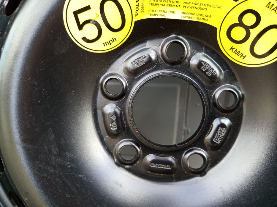 Volvo 16" Резервна Гума Патерица 5x108 Волво Форд