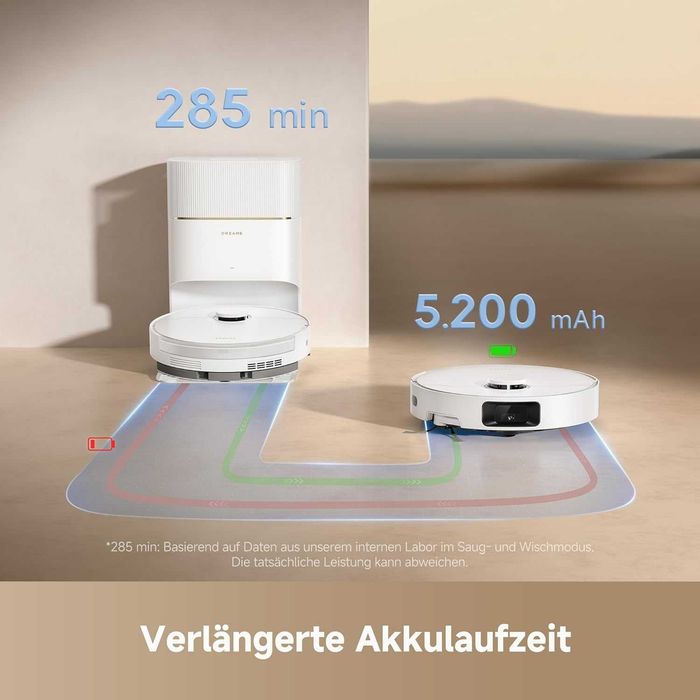 Нова Прахосмукачка Робот с Моп Dreame D20 Pro Plus RLD43SD, 2 години Гаранция, HEPA Филтър, Сухо и Мокро Почистване
