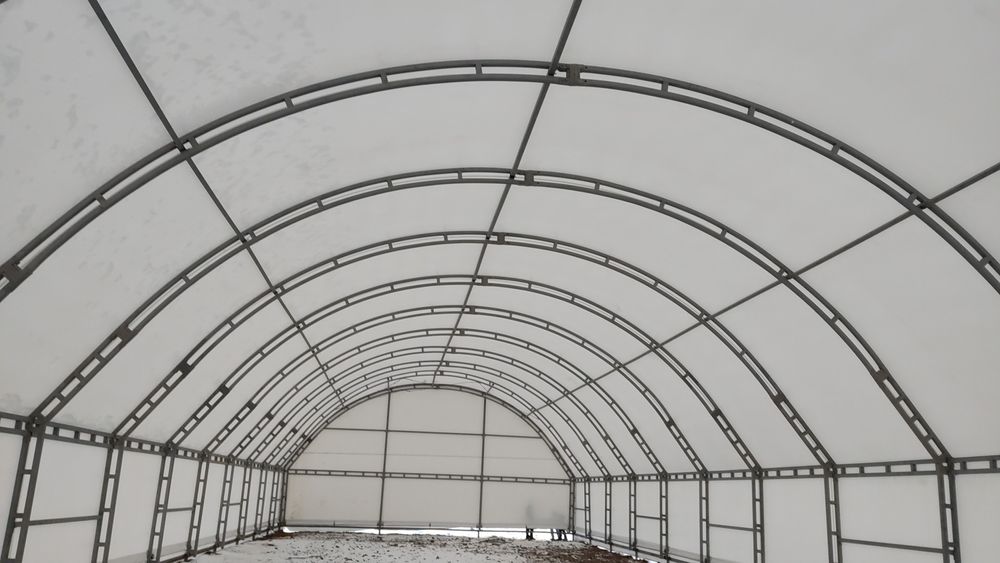 Изготовим ангар из ПВХ любой размер