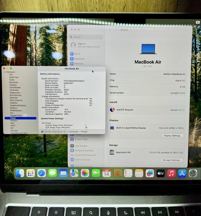 MacBook Air M2 - 8/256GB ~ Ideal Noutbuk ( Макбук - Ноутбук )