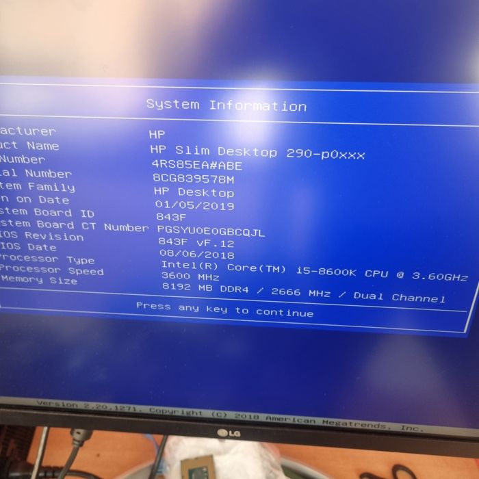 Procesor I5-8600K desktop