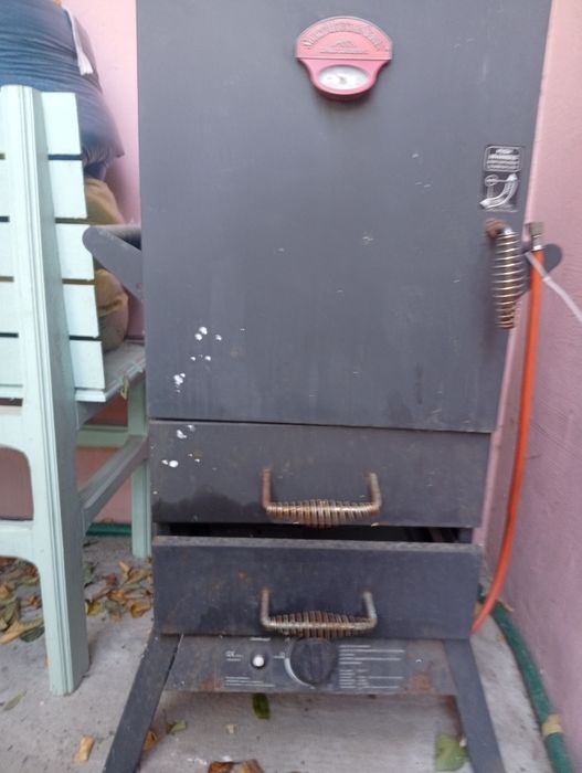 Afumătoare pe gaz și aschii