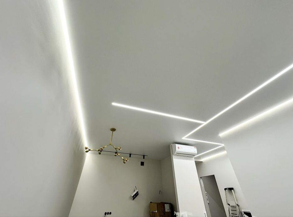 Натяжные потолки по акции.