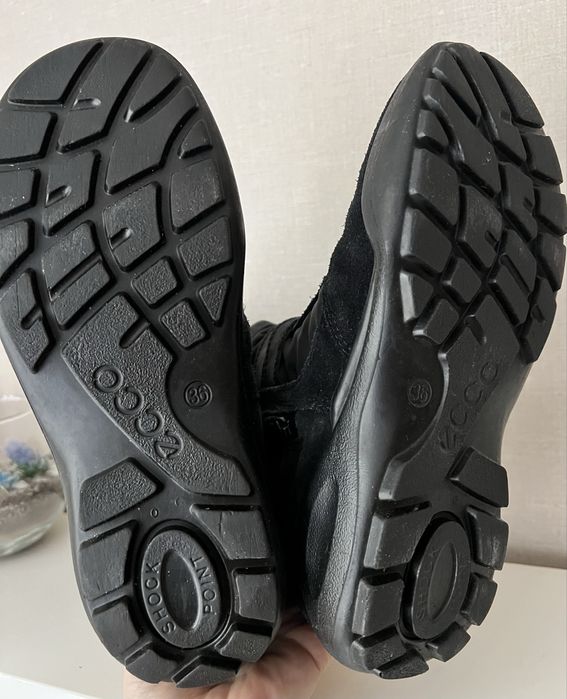 Сапоги Ecco gore-tex замша