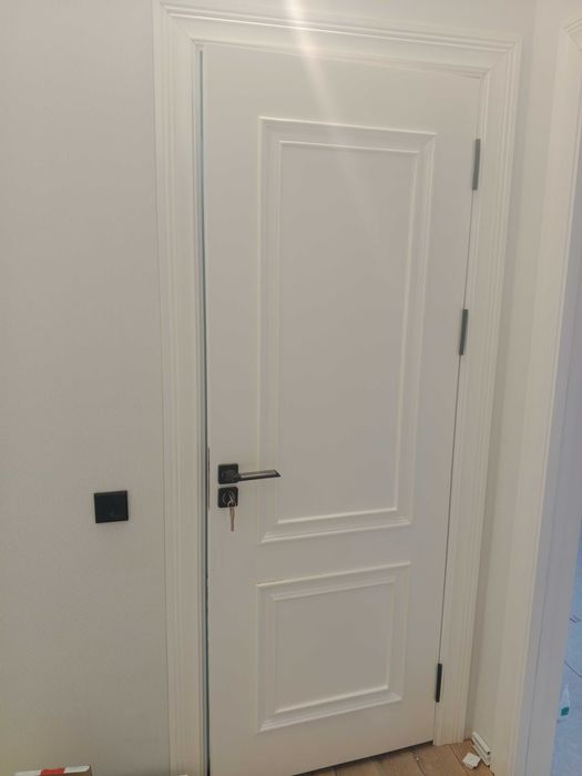 Установка МДФ дверей